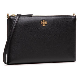 Tory Burch Táska Tory Burch Kira Pabbled Top-Zip Crossbody 61385 Black 001U