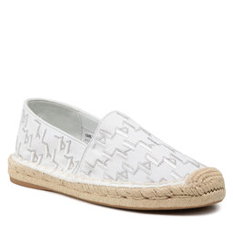 KARL LAGERFELD Εσπαντρίγιες KARL LAGERFELD KL80112 White Canvas