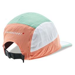 

Бейсболка Compressport 5 Panel Light Cap CU00097B Papaya Punch/Creme De Menthe 412, Кольоровий