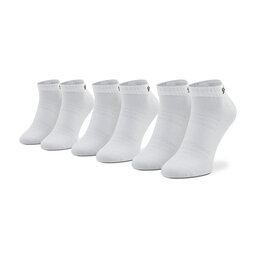 Skechers Комплект 3 чифта къси чорапи унисекс Skechers SK43022 White 1000