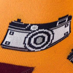 

Високі шкарпетки unisex Cup of Sox, Оранжевий
