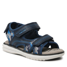 Geox Sandale Geox J Sandal Maratea Boy J15DRD01404C0693 S Navy/Lt Blue