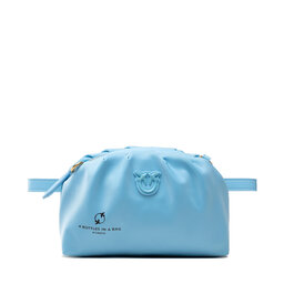 Pinko Чанта за кръст Pinko Mini Belt Bag Recycled Nylon Fl. PE 22 PLTT 1P22MT Y7UX Light Blue E57B