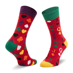 

Високі чоловічі шкарпетки Dots Socks D20WF-SX-036-X-041046 Червоний