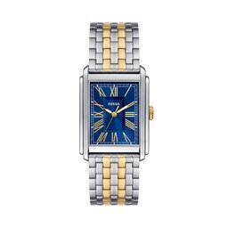 Fossil Zegarek Fossil Carraway FS6010 Navy/Silver