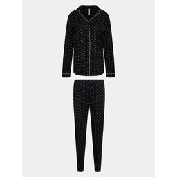 Hunkemöller Hunkemöller Πιτζάμα 203193 Μαύρο Comfortable Fit