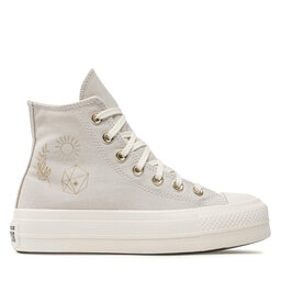 

Кеди Converse Ctas Lift Hi A02205C Desert Sand/Egret/Light Gold, Сірий