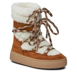 Moon Boot Μπότες Χιονιού Moon Boot Ltrack Shearling 24500500001 Whisky / Off White 001