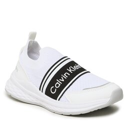 Calvin Klein Jeans Сникърси Calvin Klein Jeans Low Cut Easy-On Sneaker V3B9-80594-0308 M White 100