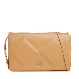 Calvin Klein Táska Calvin Klein Re-Lock Quilt Shoulder Bag K60K611021 Brown Sugar GA5