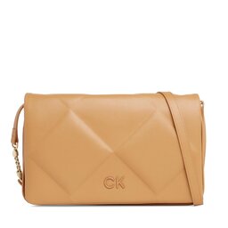 Calvin Klein Τσάντα Calvin Klein Re-Lock Quilt Shoulder Bag K60K611021 Καφέ