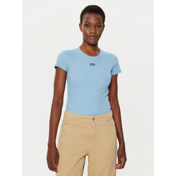 HUGO HUGO Футболка Easy 50523924 Голубий Slim Fit