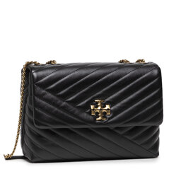 

Сумка Tory Burch Kira Chevron Convertible Shoulder Bag 90446 Black 001, Чорний