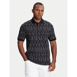 KARL LAGERFELD KARL LAGERFELD Pólóing 745120 553225 Fekete Regular Fit