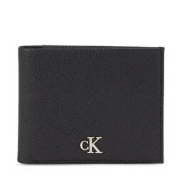 Calvin Klein Jeans Vyriška piniginė Calvin Klein Jeans Mono Hrdw Bifold W/Id K50K511095 Black BDS