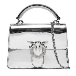 PINKO Borsetta PINKO Love One Top Handle Mini Light AI 24-25 PLTT 100071 A1JD Argento