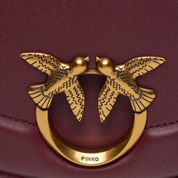 

Сумка Pinko Love Round Click Classic AI 23-24 PLTT 101510 A0QO Ribes Intenso WW5Q, Бордовий