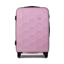 

Середня тверда валіза Lasocki BLW-A-102-33-07 Pink, Рожевий