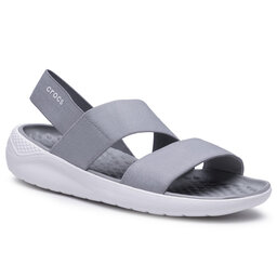 Crocs Сандали Crocs Literide Stretch Sandal W 206081 Light Grey/White