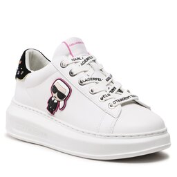 KARL LAGERFELD Snīkeri KARL LAGERFELD KL62547 White Lthr