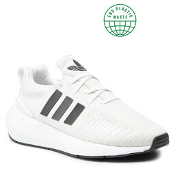 adidas Pantofi adidas Swift Run 22 J GW8179 Ftwwht/Cblack/Greone