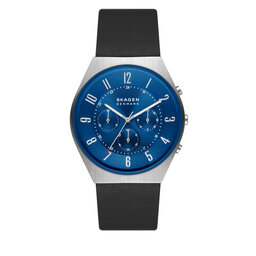 Skagen Ceas Skagen Grenen Chronograph SKW6820 Silver/Black