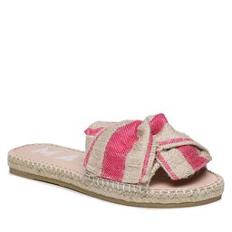 Manebi Alpargatas Manebi Sandals With Knot G 4.5 JK Bold Pink Stripes On Natural