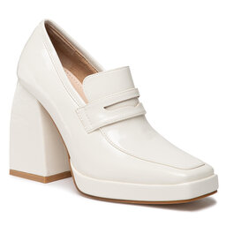Raid Pantofi Raid Nadira White Crinkle Patent