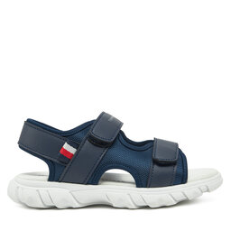 Tommy Hilfiger Sandále Tommy Hilfiger Velcro Sandal T1B2-33898-1591 S Tmavomodrá