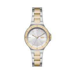 DKNY Часовник DKNY Chambers NY6666 Gold/Silver