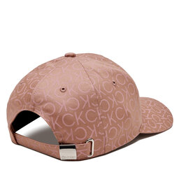 

Бейсболка Calvin Klein Monogram K60K611152 Ash Rose Mono VB8, Рожевий