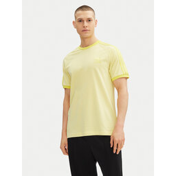 adidas adidas Marškinėliai adicolor Classics 3-Stripes JN7021 Geltona Slim Fit