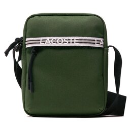 Lacoste Axelremsväska Lacoste Vertical Camera Bag NH4270NZ Noir/Blanc 132