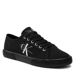 Calvin Klein Jeans Гуменки Calvin Klein Jeans Essential Vulcanized 1 YM0YM00306 Triple Black 0GL