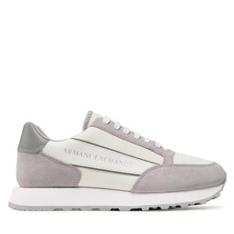 

Снікерcи Armani Exchange XUX083 XV263 A179 Off Wht/Ref.Silver, Сірий