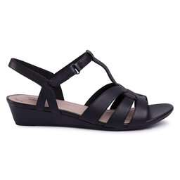 

Босоніжки Clarks Abigail Daisy 261500804 Black Leather, Чорний