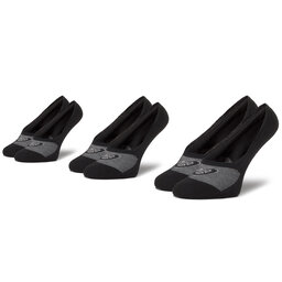 Asics Set 3 perechi de șosete scurte unisex Asics 3PPK Secret 3033A394 Performance Black 001