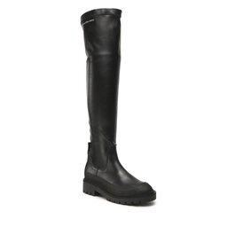 Calvin Klein Jeans Overknees Calvin Klein Jeans Combat Knee Boot YW0YW00737 Black BDS
