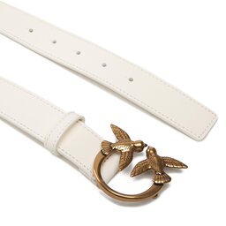 

Жіночий ремінь Pinko Love Berry Simply H3 Belt AI 22-23 PLT01 1H212Q Y5H7 Avorio Z14Q, Білий