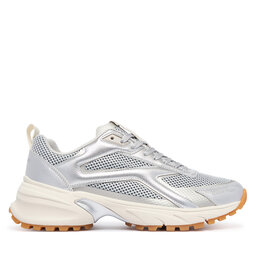 Calvin Klein Sneakers Calvin Klein Hike Runn Ck Stripe Mesh-Lth Met HW0HW03251 Grau