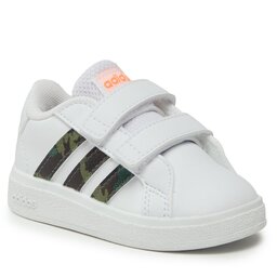 adidas Pantofi adidas Grand Court Lifestyle Hook and Loop Shoes IF2886 Alb