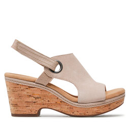 

Босоніжки Clarks Giselle Sea 261651494 Sand Suede, Бежевий