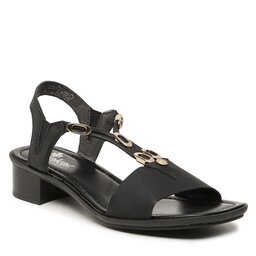 Rieker Sandalen Rieker 62653-00 Schwarz