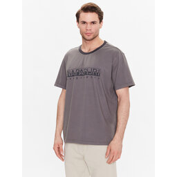 Napapijri Napapijri Футболка S-Santiago NP0A4H2J Сірий Regular Fit