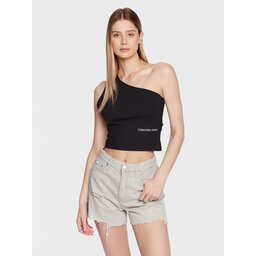 Calvin Klein Jeans Calvin Klein Jeans Top J20J220788 Schwarz Slim Fit