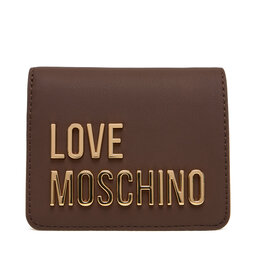 LOVE MOSCHINO Mali ženski novčanik LOVE MOSCHINO JC5612PP1NKD0301 Smeđa