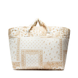 Manebi Дамска чанта Manebi Riviera Bag Maxi B 1.2 Ar Beige Bandana