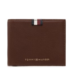 Tommy Hilfiger Голям мъжки портфейл Tommy Hilfiger Th Prem Lea Mini Cc Wallet AM0AM11266 GT8