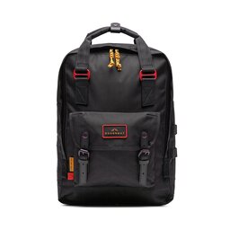Doughnut Kuprinės Doughnut Macaroon Larege Happy Camper D011HA-0003-F Juoda