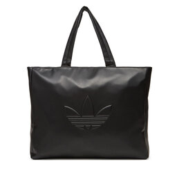 adidas Τσάντα adidas Polyurethane Shopper Outline Trefoil JC6000 Μαύρο
